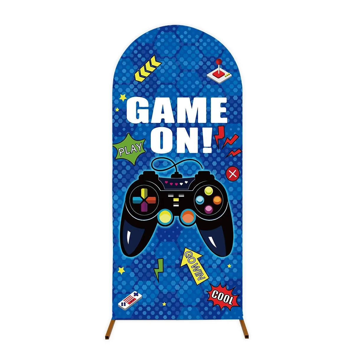 Backdrop Gamer Anniversaire Jeux Vidéo | Immersif