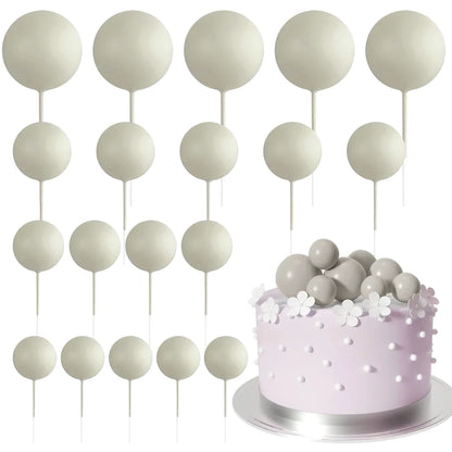 Cake topper | Petits ballons multicolores | lot de 20 pièces