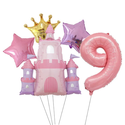 ballon d anniversaire | Château Princesse | 5 pièces