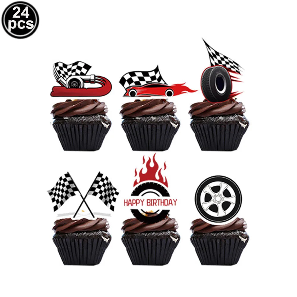 Cake topper anniversaire | Automobile