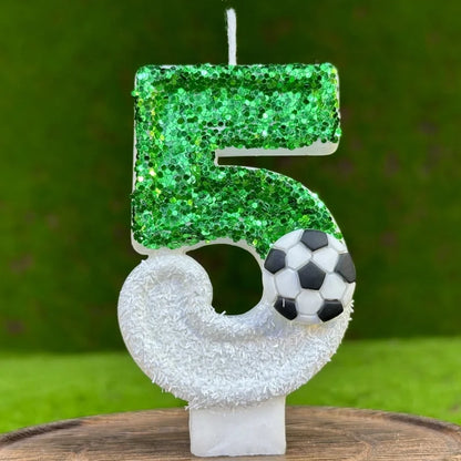 Bougie anniversaire / Football