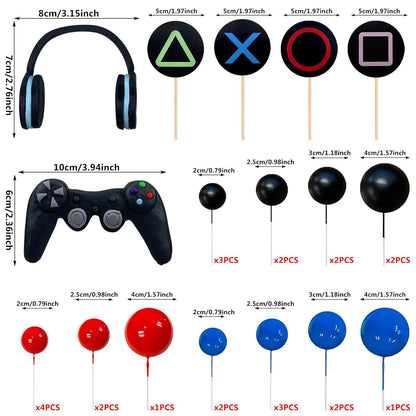 Topper cake | Gaming 30 Pièces