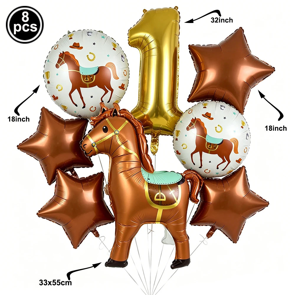 Ballon pour anniversaire | Thème Cheval