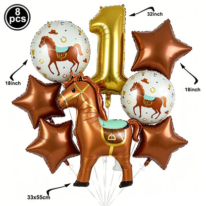 Ballon pour anniversaire | Thème Cheval