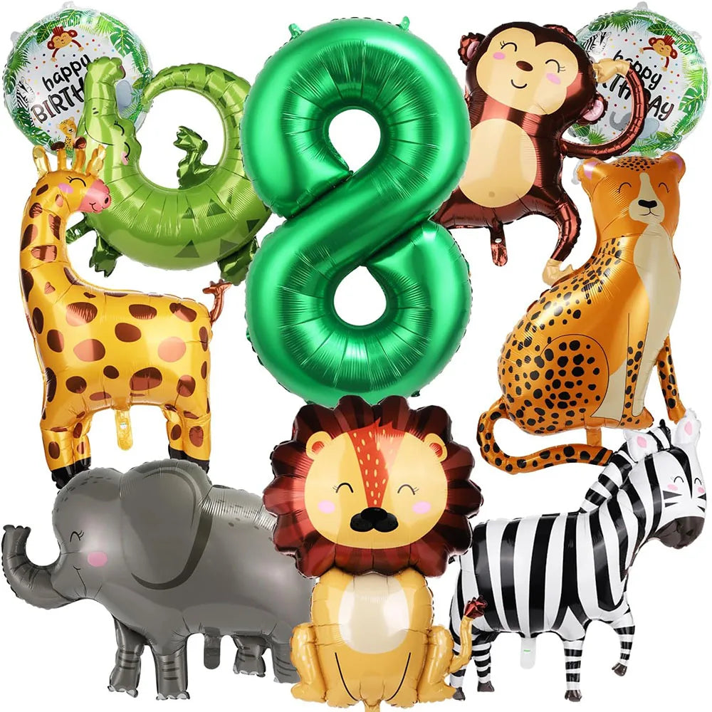 Ballon pour anniversaire | Safari Jungle