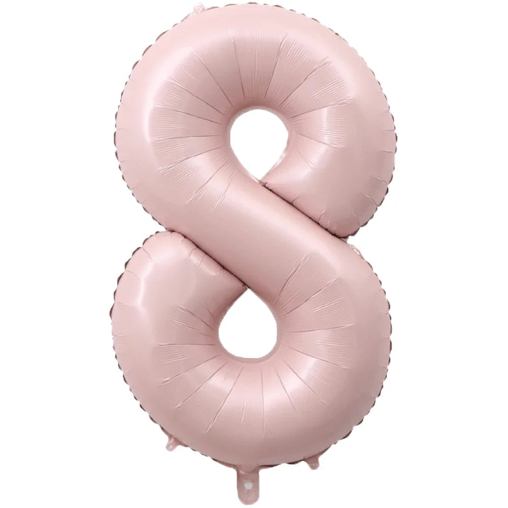 1Pc Large 40inch Number 1-9 Foil Balloons for Crown Happy Birthday Balloon Baby Shower Decor Supplies