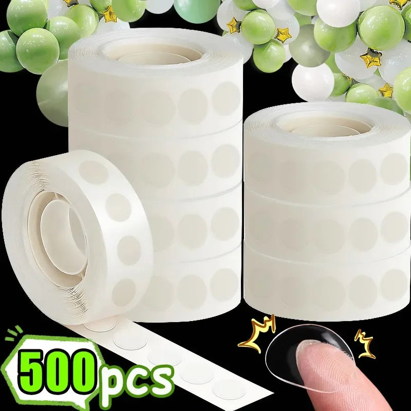 Pastilles Adhésives pour Ballons | 500 Pièces