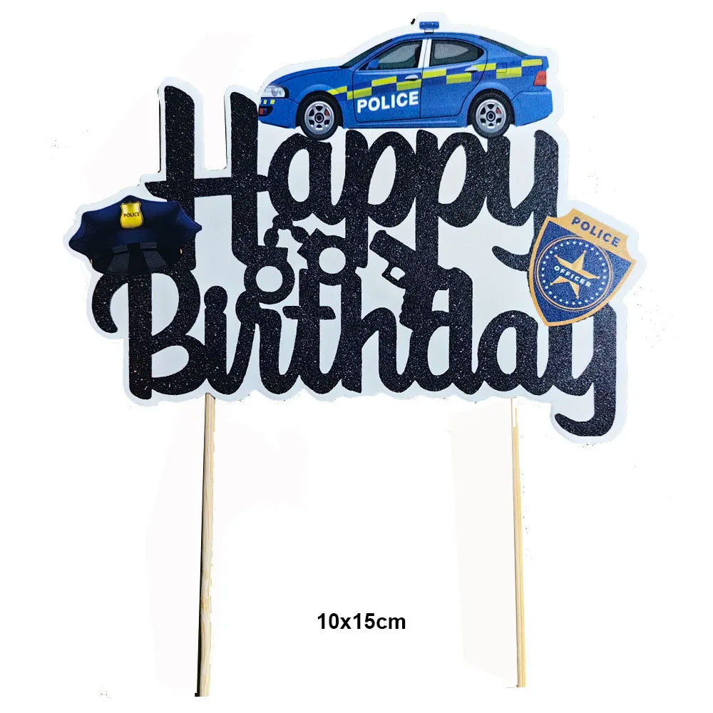 Cake toppers | Police