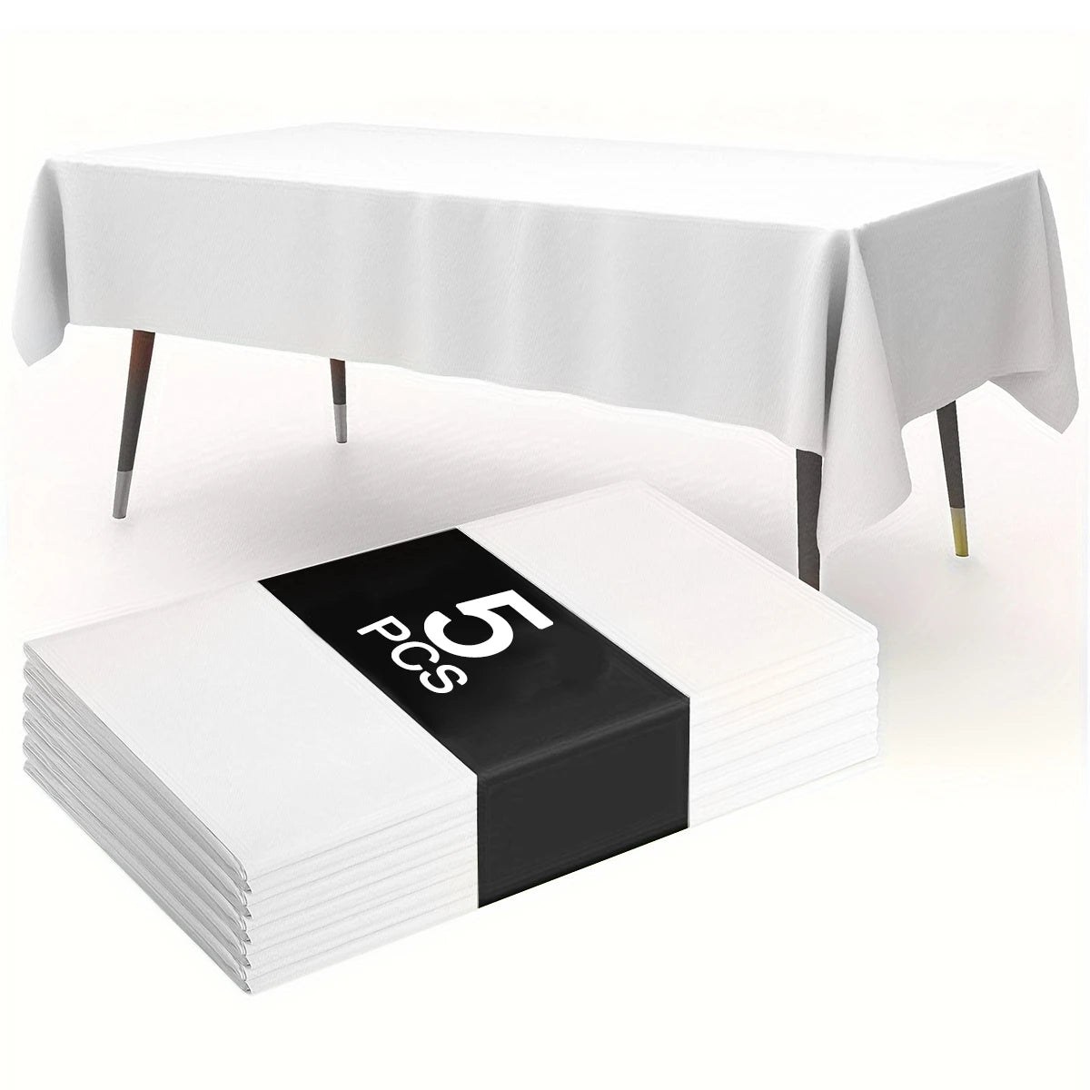 Disposable Solid Color Tablecloth Birthday Party Wedding Christmas Table Cover for Home Kitchen Dining Rectangle Tablecovers