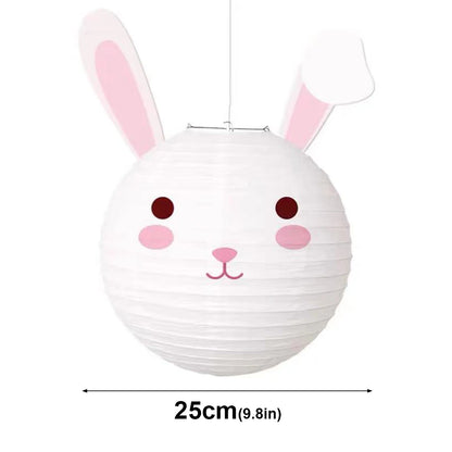 1pcs/25cm Cartoon Animal Paper Lantern Ball Lanterns Wholesale Kindergarten Handmade DIY Shop Decoration Birthday Ornaments