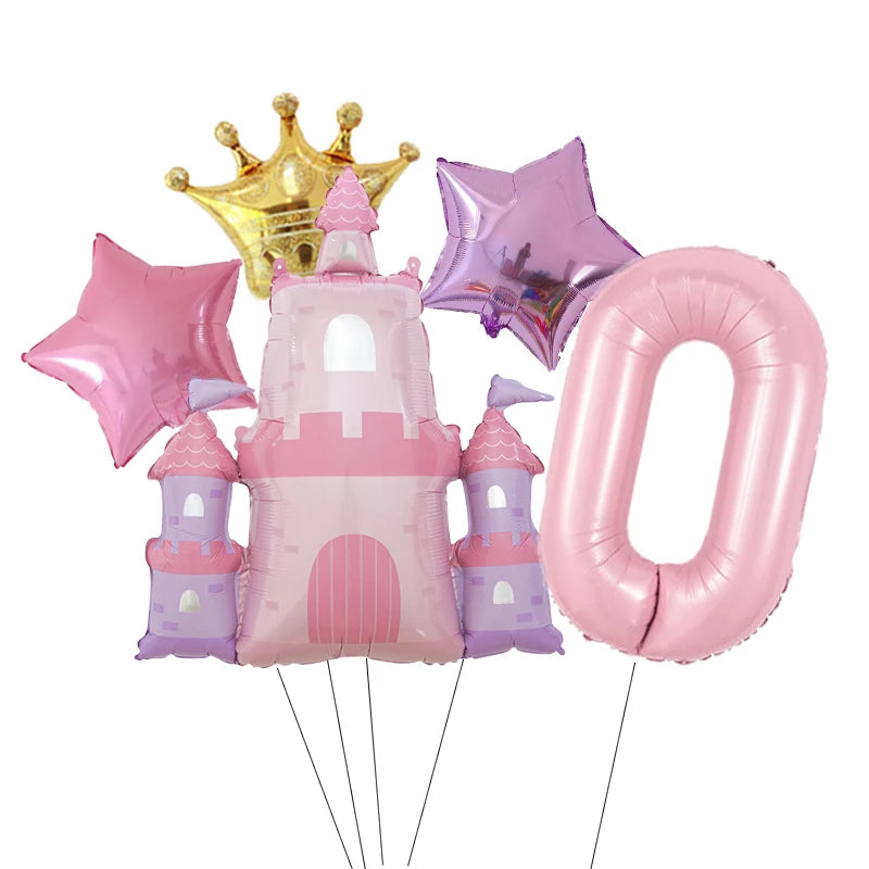 ballon d anniversaire | Château Princesse | 5 pièces
