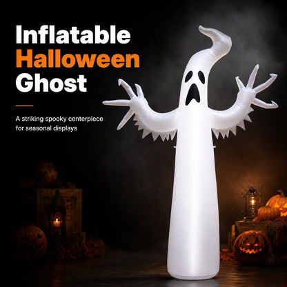 Fantôme gonflable Halloween lumineux 1,80 m | Décoration Halloween