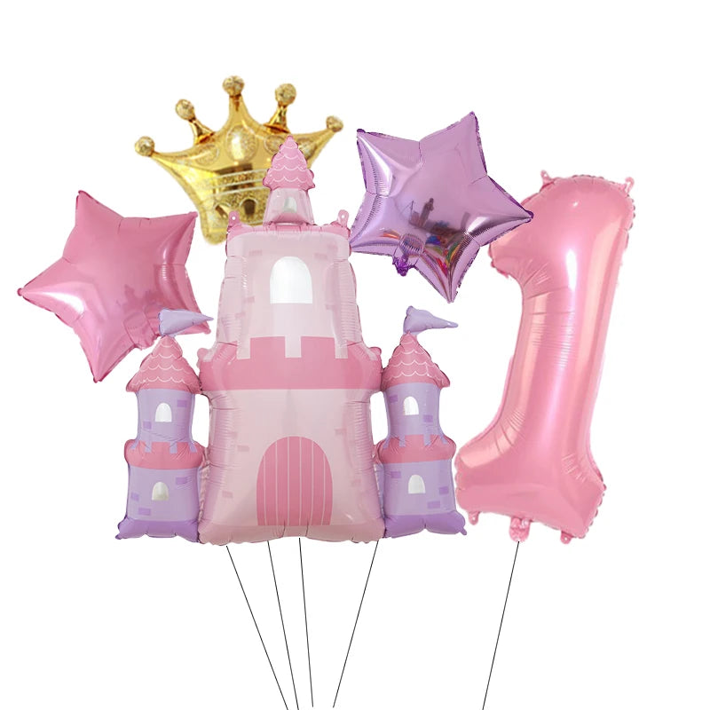 ballon d anniversaire | Château Princesse | 5 pièces