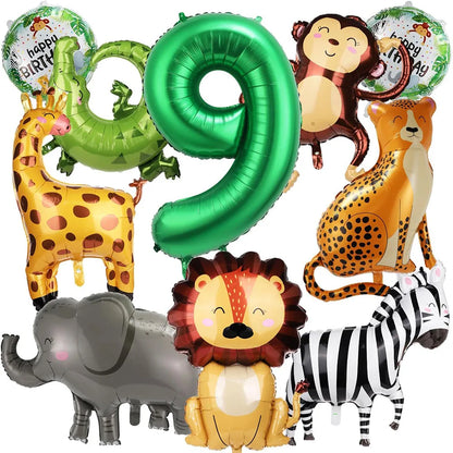Ballon pour anniversaire | Safari Jungle
