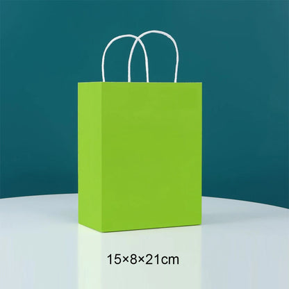 Sac en Papier Cadeau Coloré avec Poignées | Lot de 10, 20 ou 30