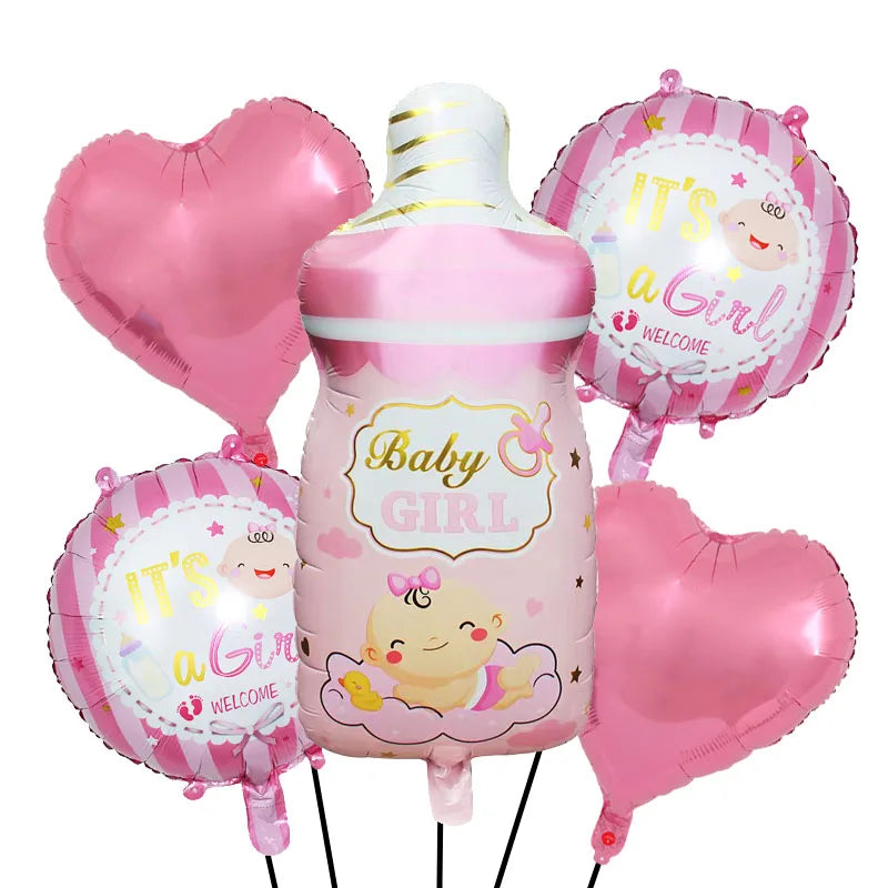 Ballons Baby Shower Fille | Décoration Bébé Rose