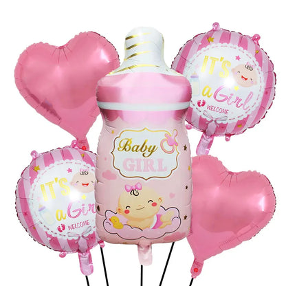 Ballons Baby Shower Fille | Décoration Bébé Rose