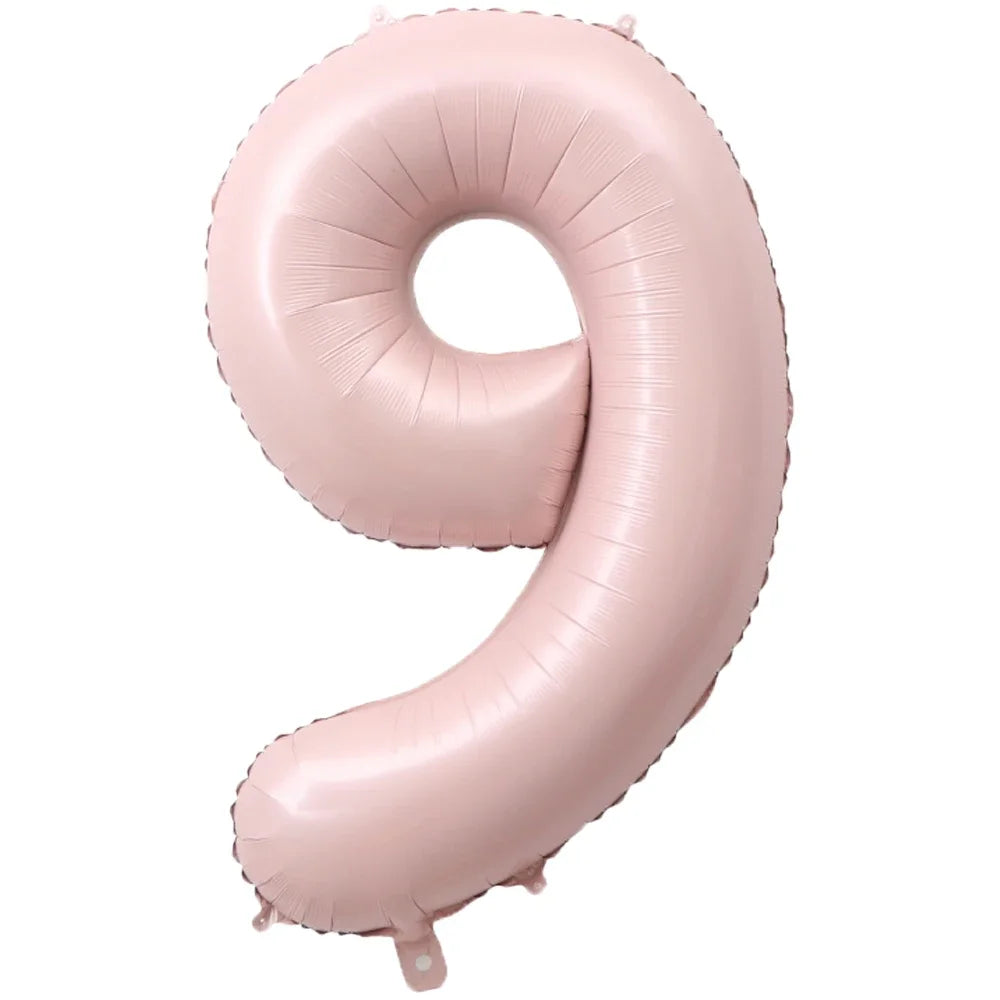 1Pc Large 40inch Number 1-9 Foil Balloons for Crown Happy Birthday Balloon Baby Shower Decor Supplies