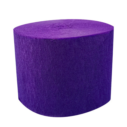 1roll 4.5cm*25 meters Crepe Paper Streamers Tissue Paper Roll Flower Craft Making Birthday Wedding Party Backdrop DIY Decoration