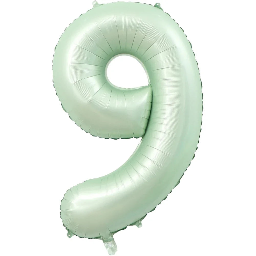 1Pc Large 40inch Number 1-9 Foil Balloons for Crown Happy Birthday Balloon Baby Shower Decor Supplies
