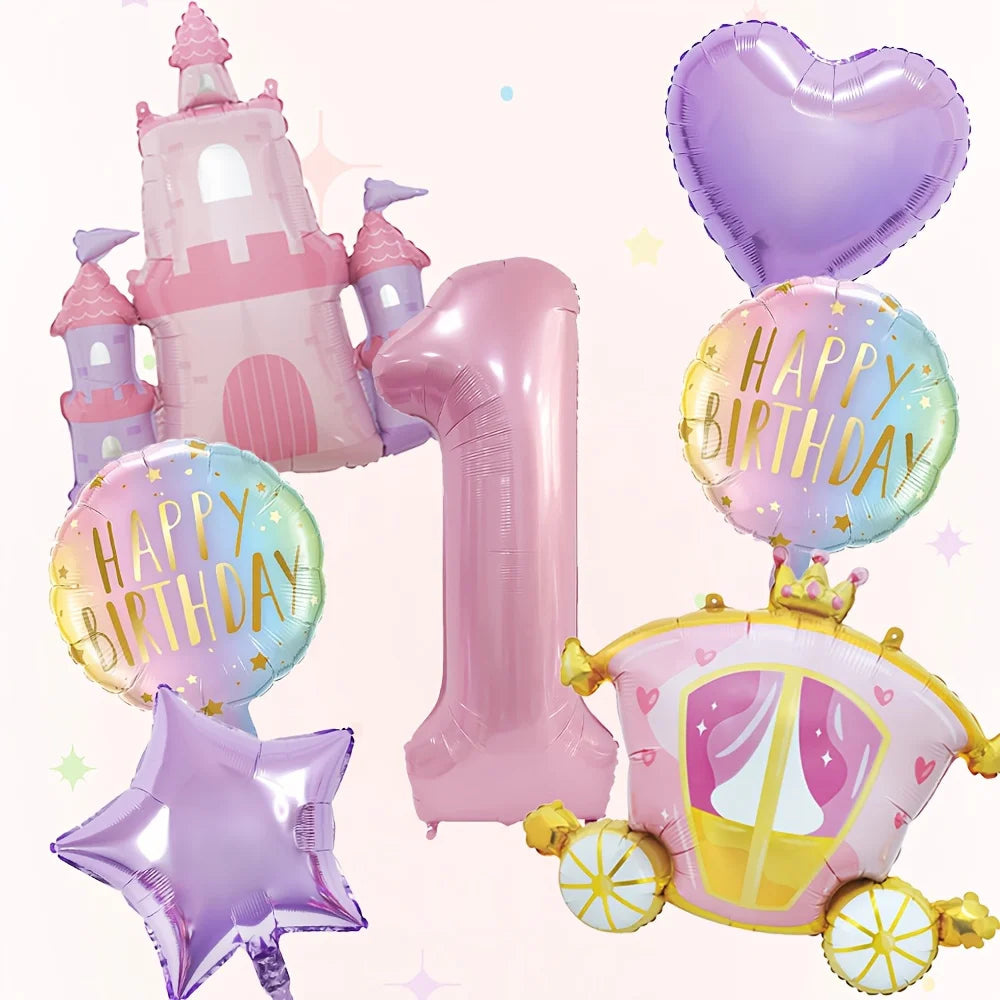 Ballon d anniversaire | Château de Princesse
