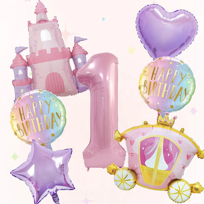 Ballon d anniversaire | Château de Princesse