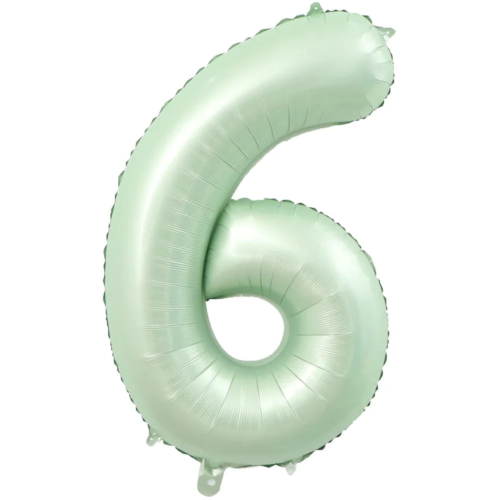 1Pc Large 40inch Number 1-9 Foil Balloons for Crown Happy Birthday Balloon Baby Shower Decor Supplies