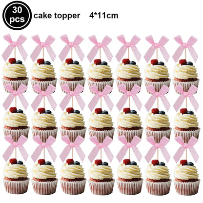 Cake topper anniversaire | Lot de 30