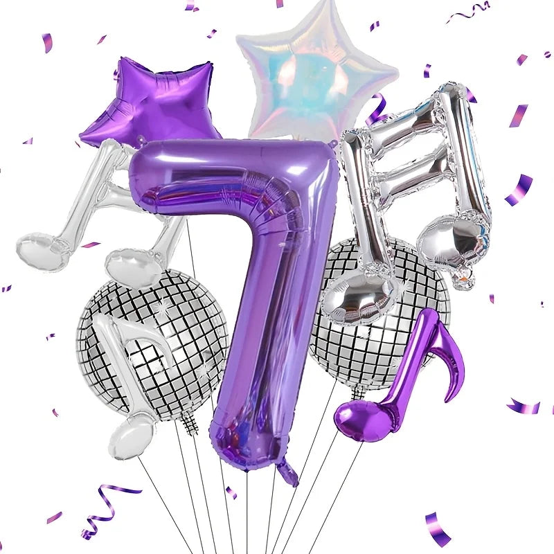 Ballon anniversaire | Thème Musique | 9 pièces
