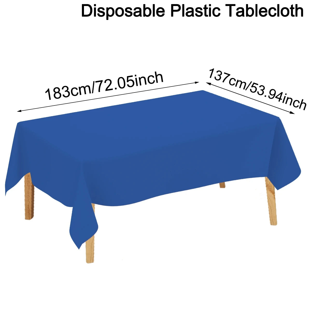 Disposable Solid Color Tablecloth Birthday Party Wedding Christmas Table Cover for Home Kitchen Dining Rectangle Tablecovers