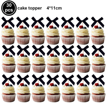 Cake topper anniversaire | Lot de 30
