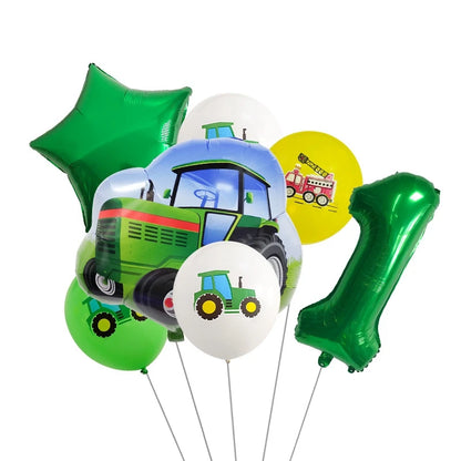 Ballon deco anniversaire | Tracteur | 7 pièces