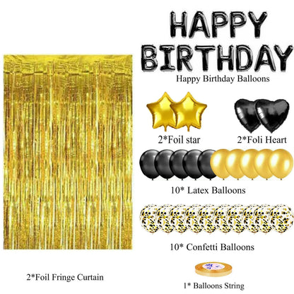 Rideaux a frange | Kit 28 pièces