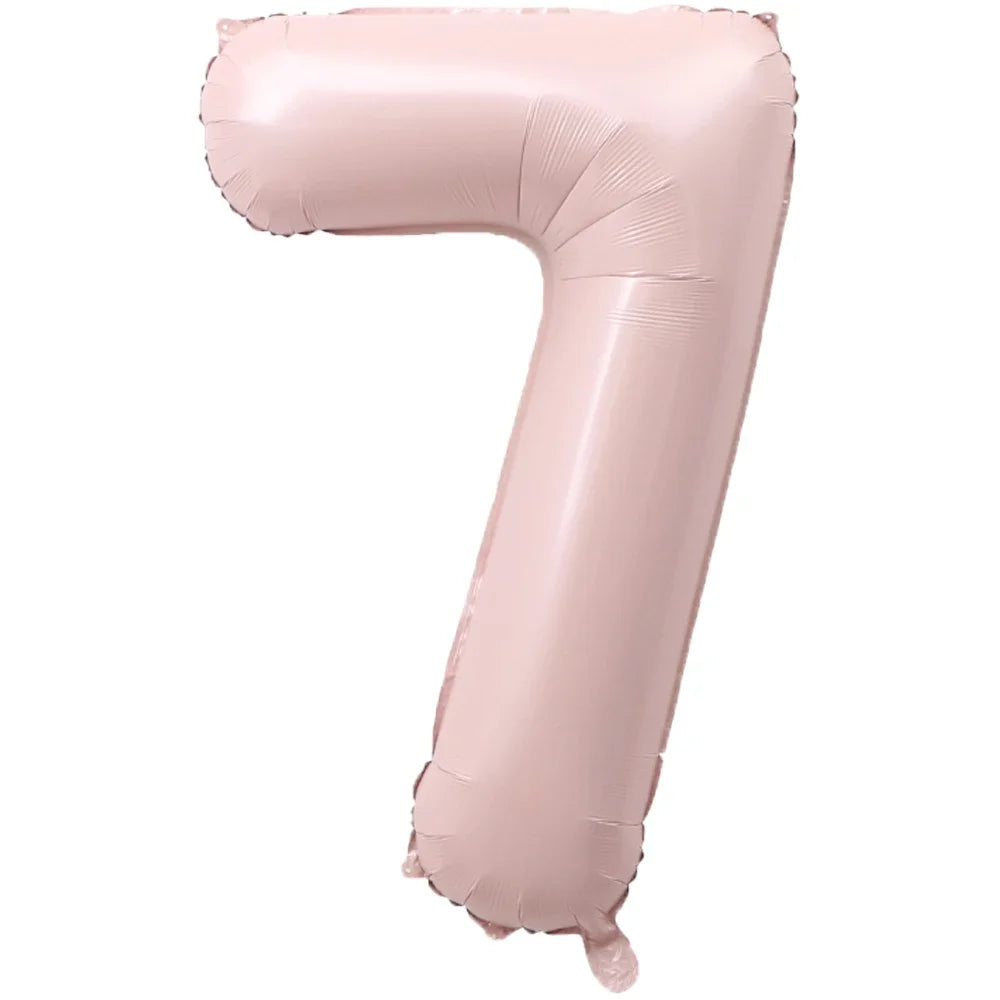 1Pc Large 40inch Number 1-9 Foil Balloons for Crown Happy Birthday Balloon Baby Shower Decor Supplies