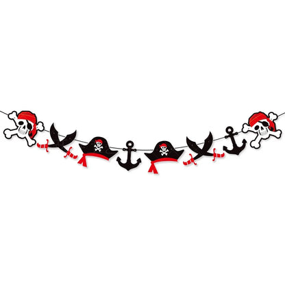 Guirlande Anniversaire Pirate | Décoration Suspendue
