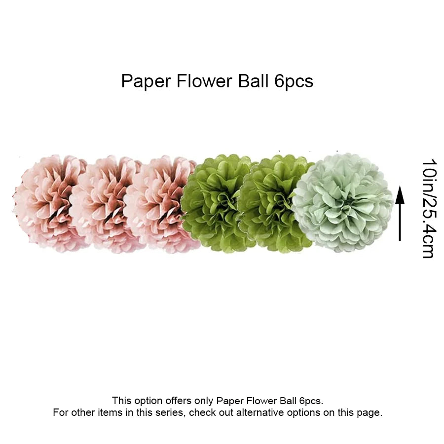 Kit Décoration Anniversaire | Guirlande, Fanions & Pompons Vert et Rose
