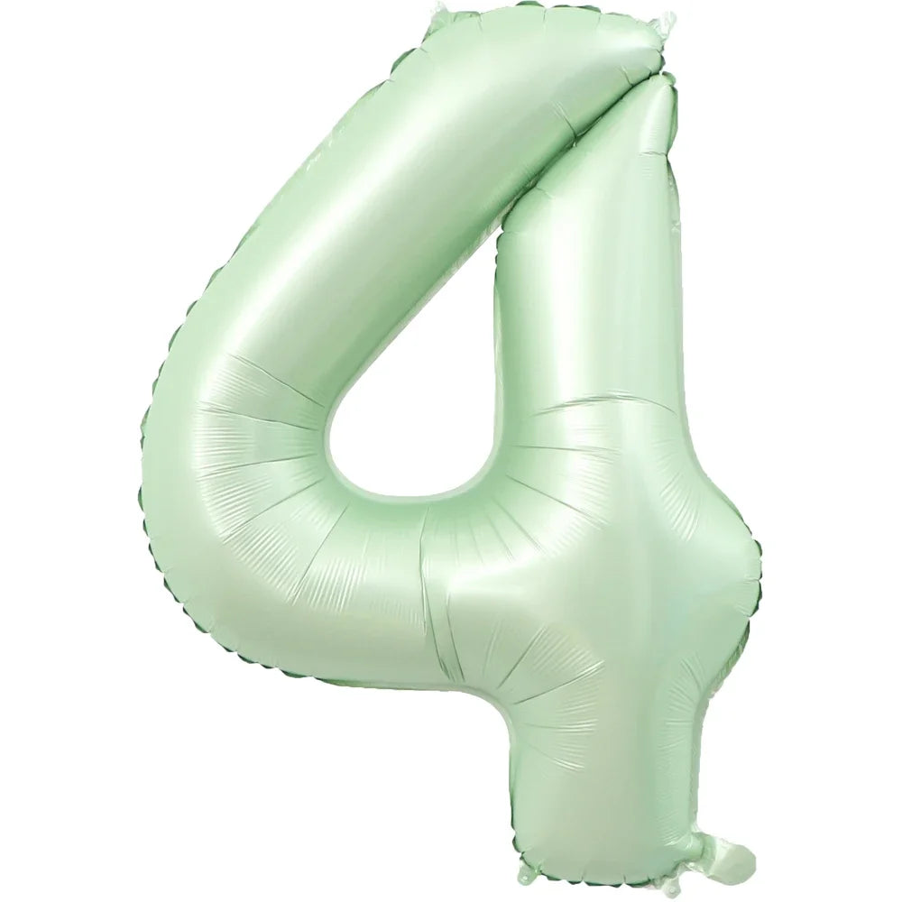 1Pc Large 40inch Number 1-9 Foil Balloons for Crown Happy Birthday Balloon Baby Shower Decor Supplies