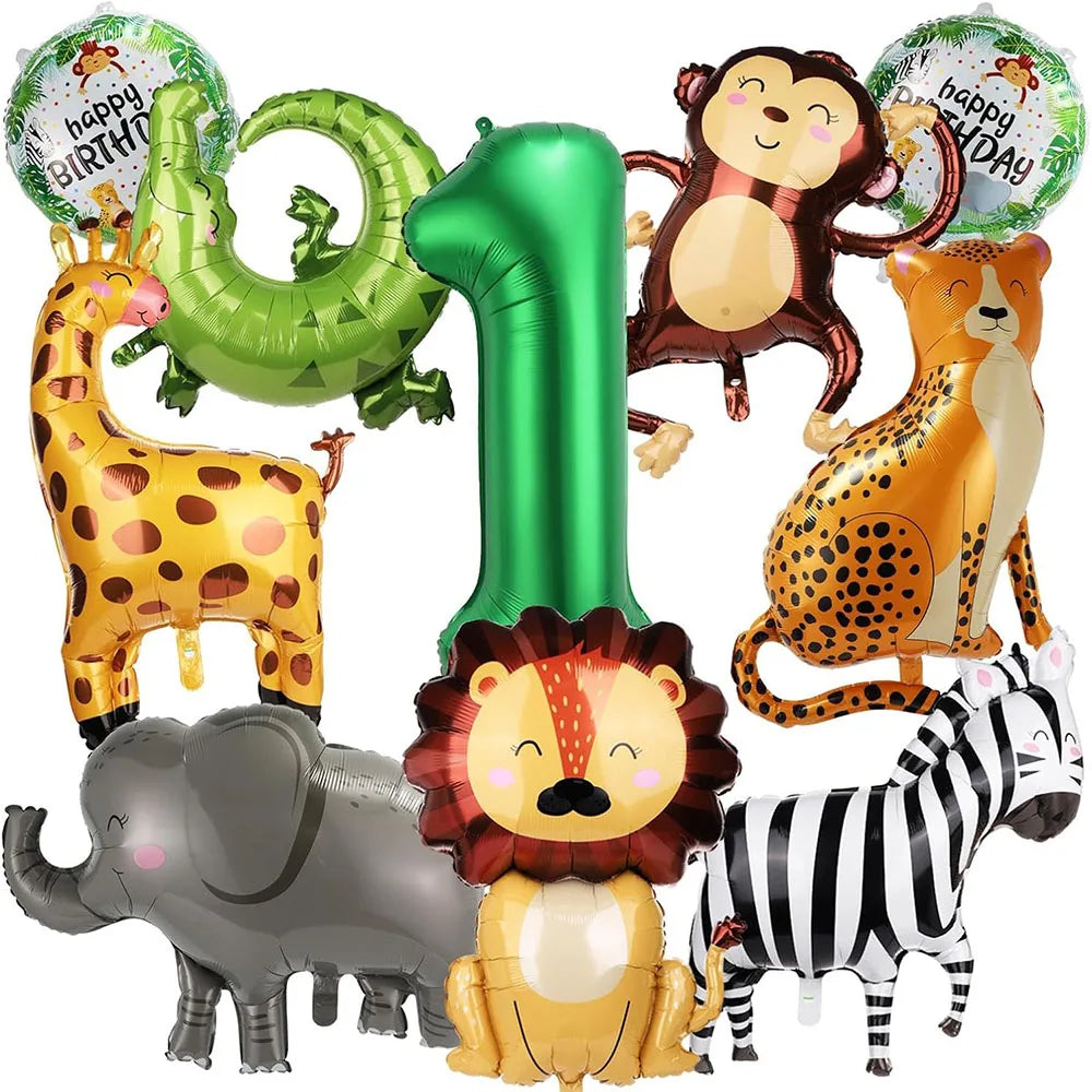 Ballon pour anniversaire | Safari Jungle