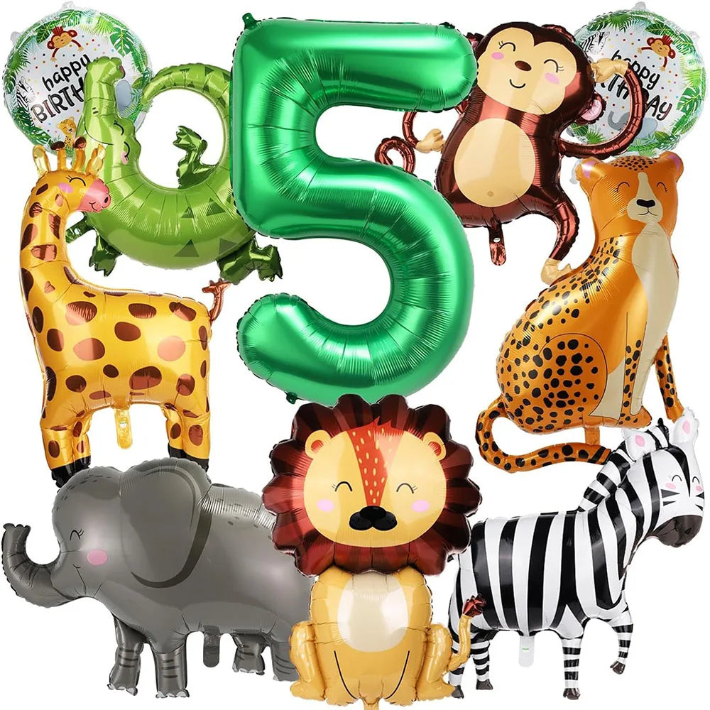 Ballon pour anniversaire | Safari Jungle