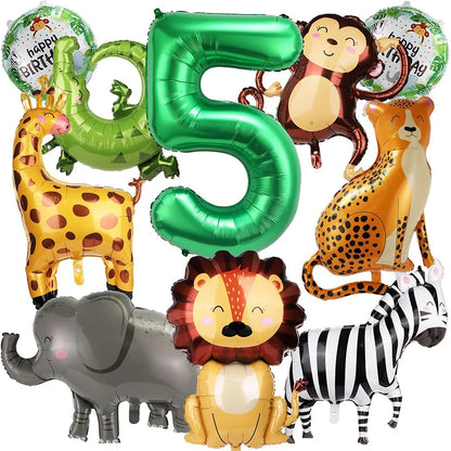 Ballon pour anniversaire | Safari Jungle