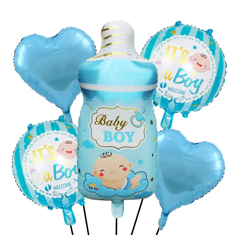 Ballons Baby Shower Garçon | Décoration Bébé Bleu