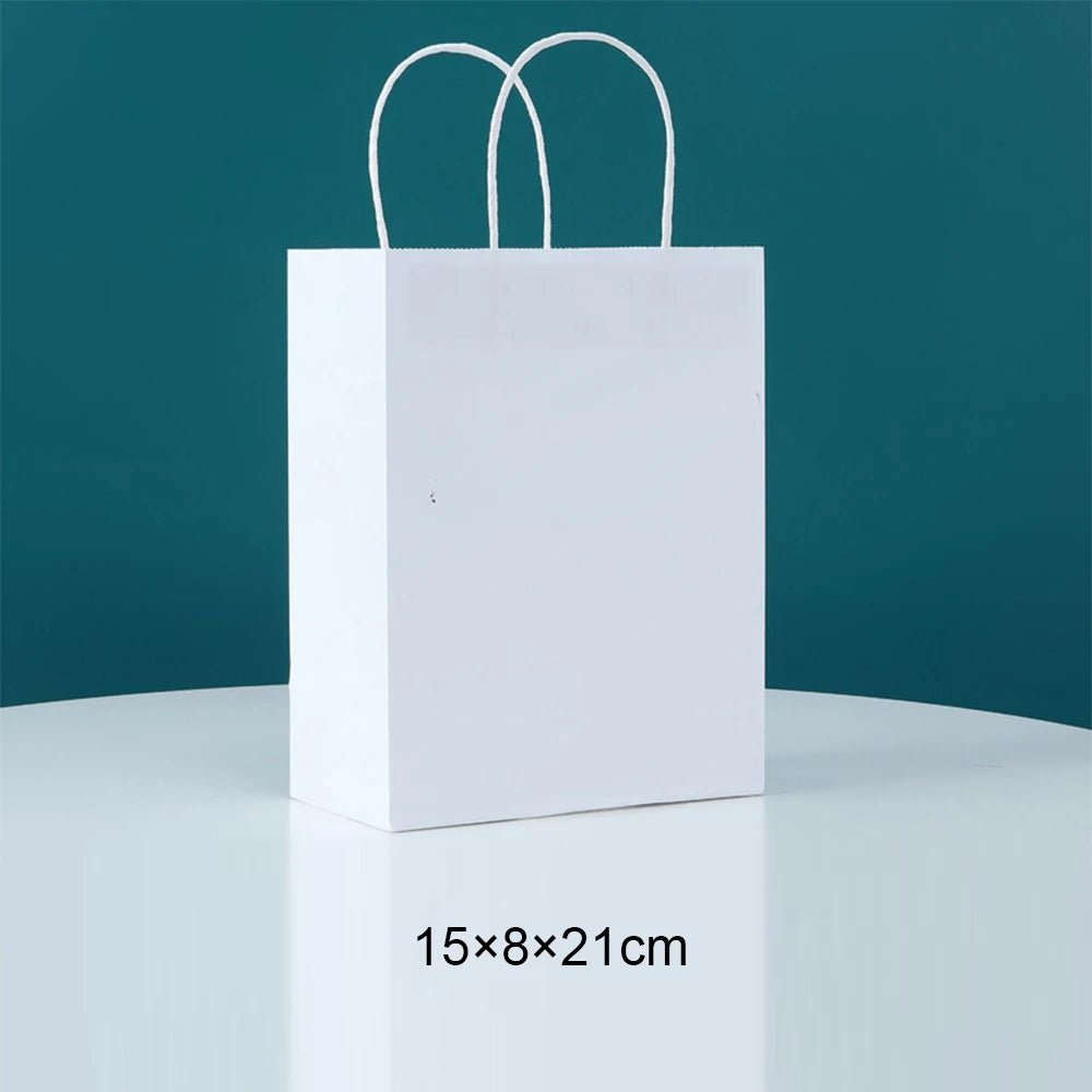 Sac en Papier Cadeau Coloré avec Poignées | Lot de 10, 20 ou 30