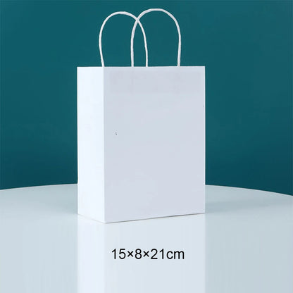 Sac en Papier Cadeau Coloré avec Poignées | Lot de 10, 20 ou 30