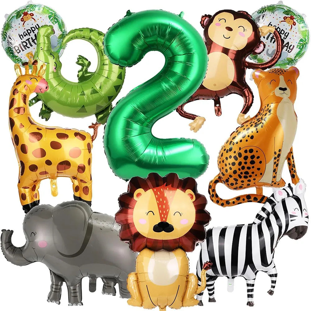 Ballon pour anniversaire | Safari Jungle