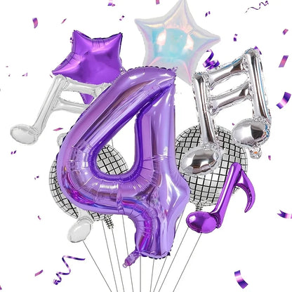 Ballon anniversaire | Thème Musique | 9 pièces