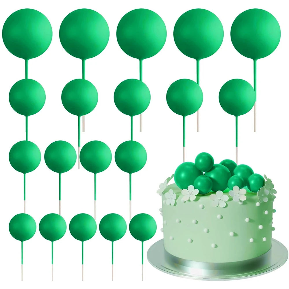 Cake topper | Petits ballons multicolores | lot de 20 pièces