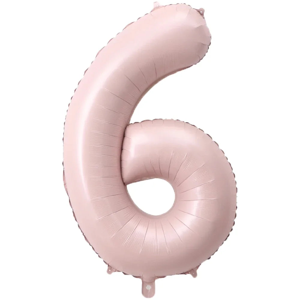 1Pc Large 40inch Number 1-9 Foil Balloons for Crown Happy Birthday Balloon Baby Shower Decor Supplies