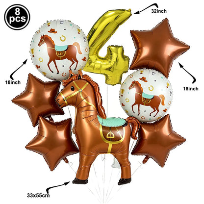 Ballon pour anniversaire | Thème Cheval