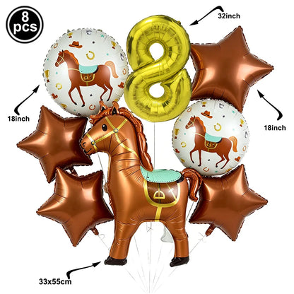 Ballon pour anniversaire | Thème Cheval