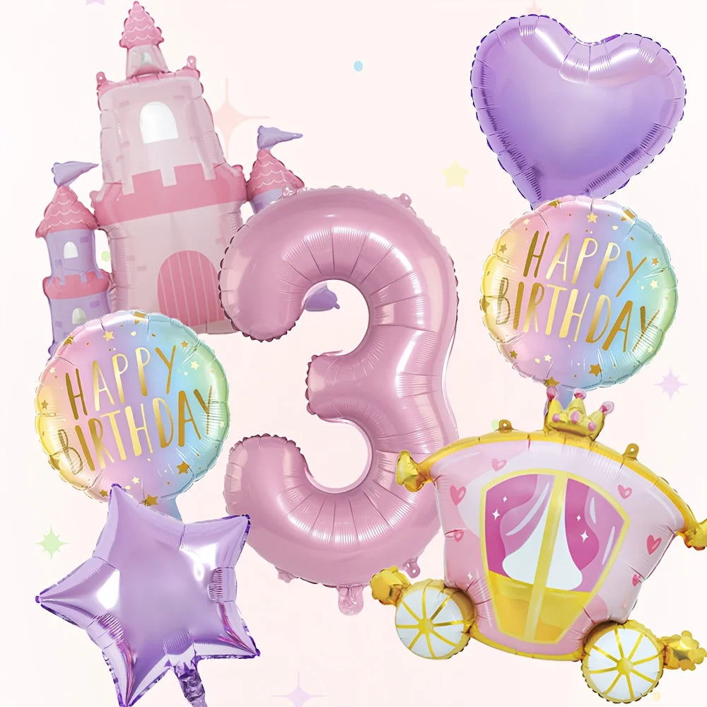 Ballon d anniversaire | Château de Princesse